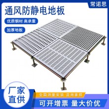 無邊全鋼打孔通風(fēng)防靜電地板 恒溫機房無塵車間架空活動地板600